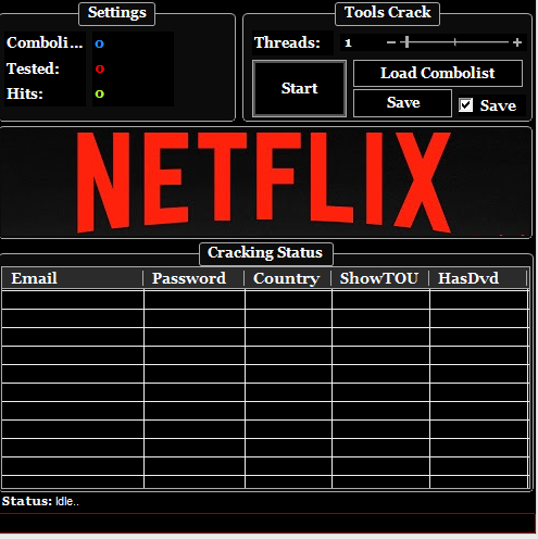 netflix cracker coded by evg